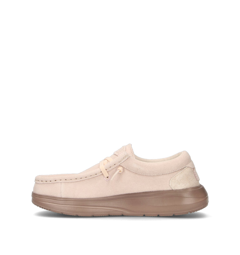 HEY DUDE Mocassino donna cipria in suede