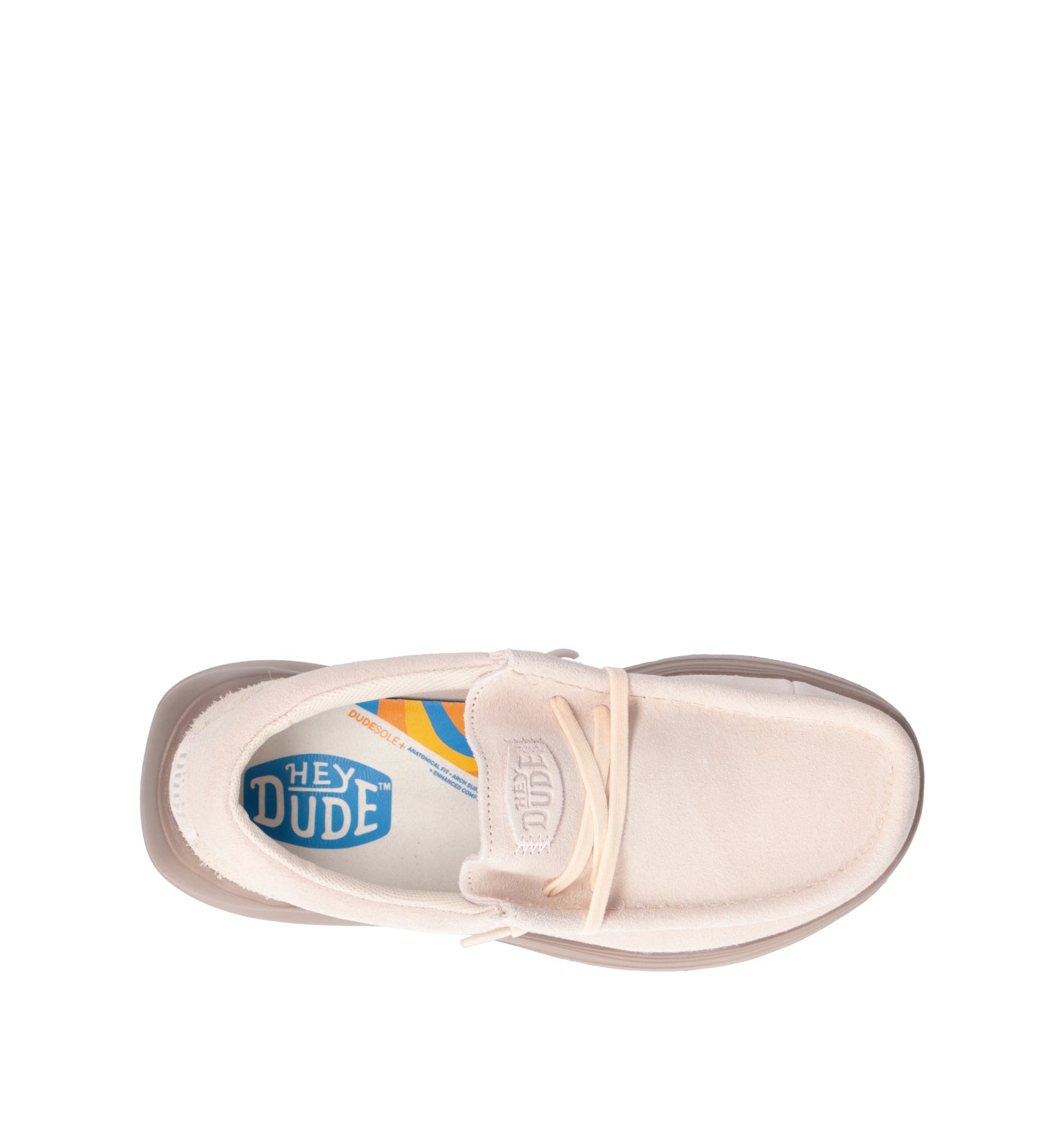 HEY DUDE Mocassino donna cipria in suede