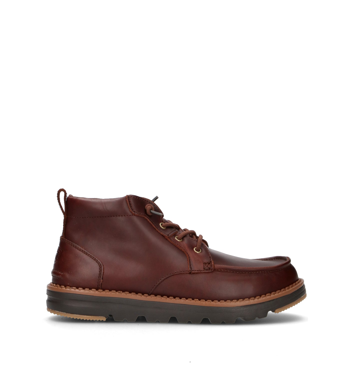 HEY DUDE Polacco uomo marrone in pelle
