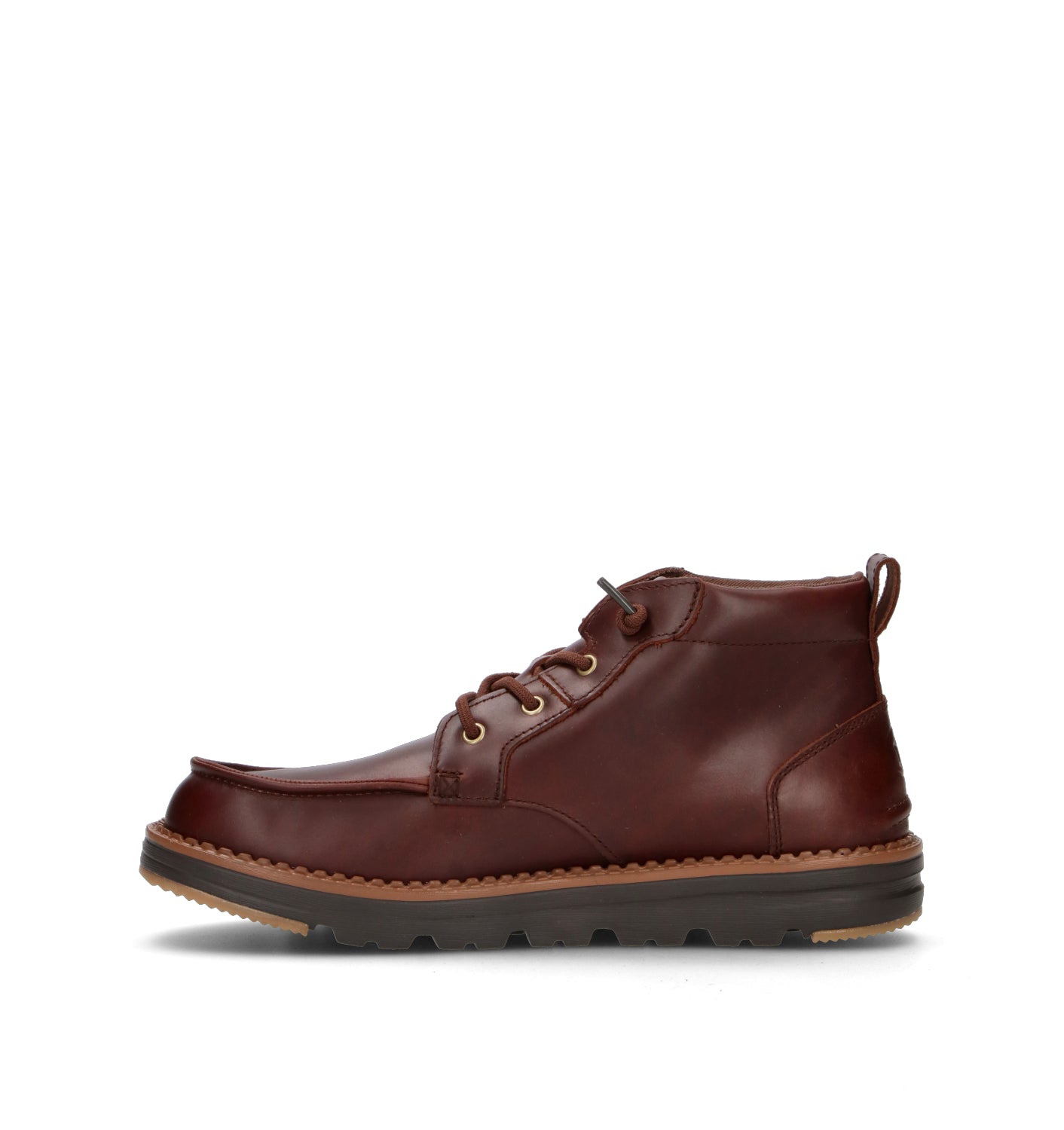 HEY DUDE Polacco uomo marrone in pelle