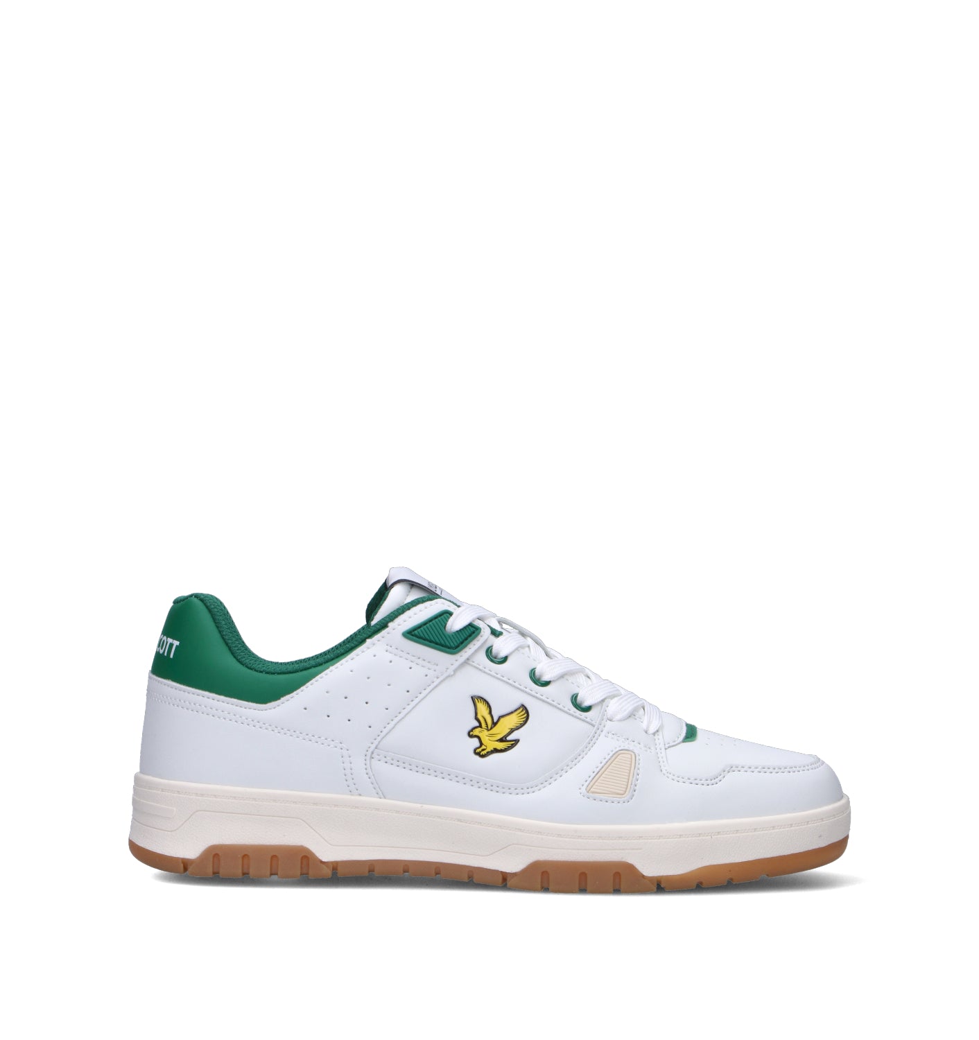 LYLE & SCOTT Sneaker uomo bianca/verde