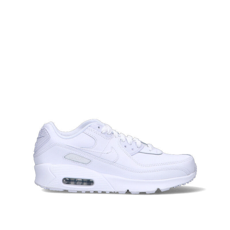 NIKE - AIR MAX 90 (GS) Sneaker ragazzo bianca in pelle