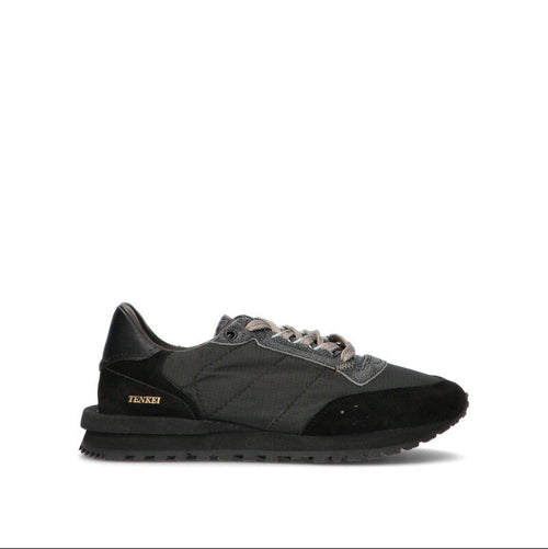 HIDNANDER Sneaker uomo nera in suede