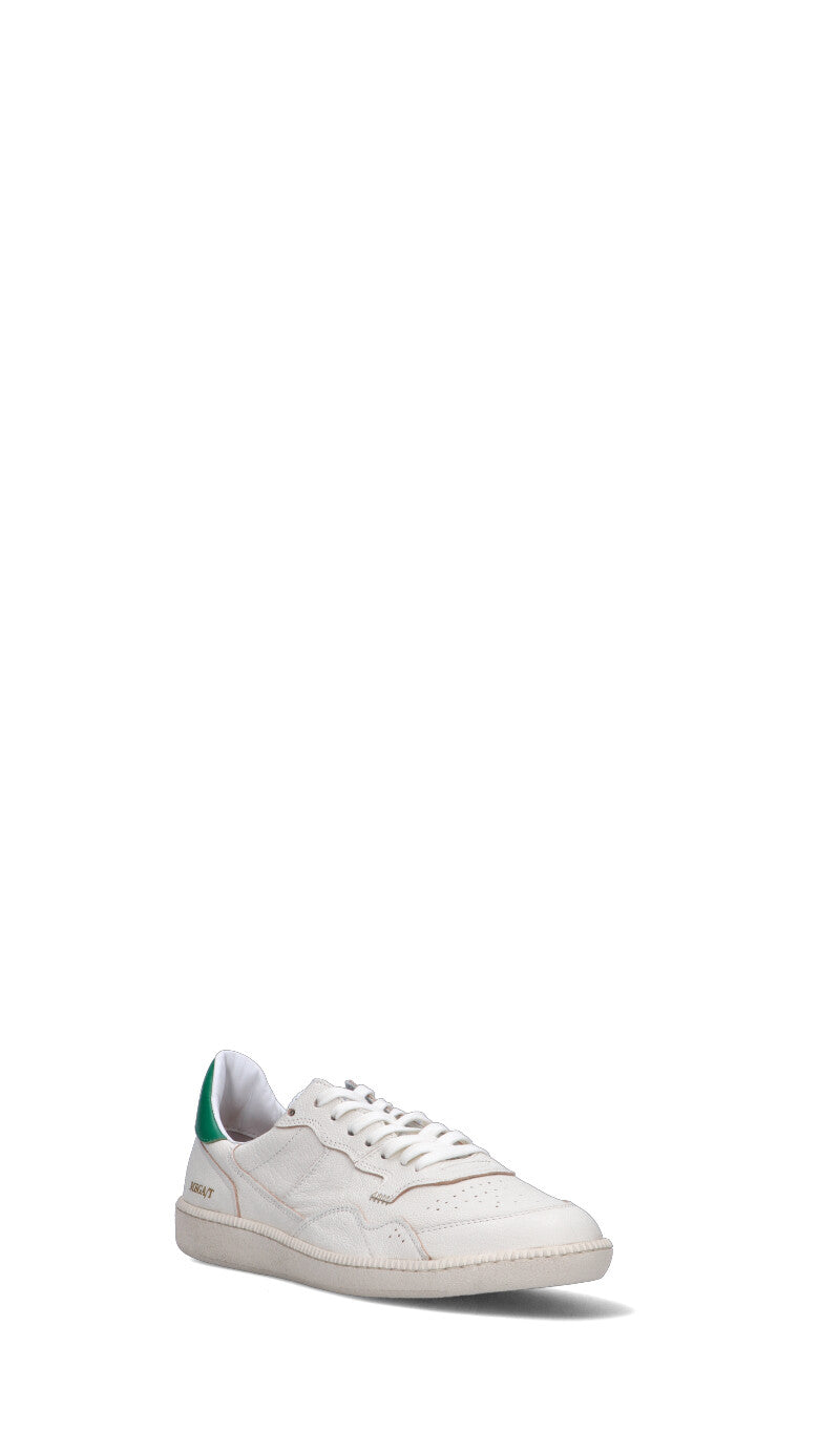 HIDNANDER Sneaker donna bianca/verde in pelle
