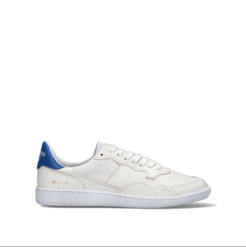 HIDNANDER Sneaker uomo bianca/blu in pelle