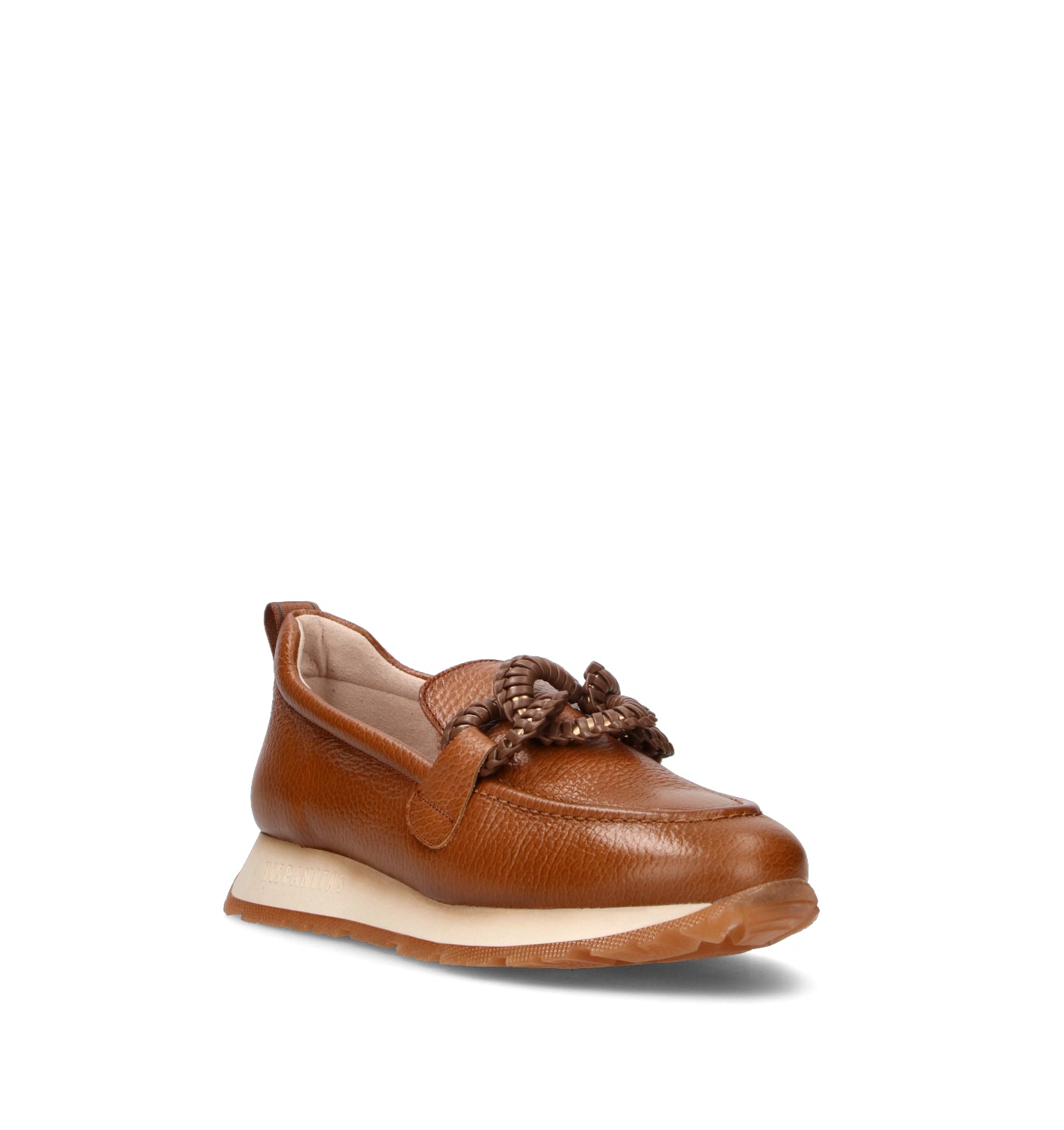 HISPANITAS Mocassino donna cuoio in pelle
