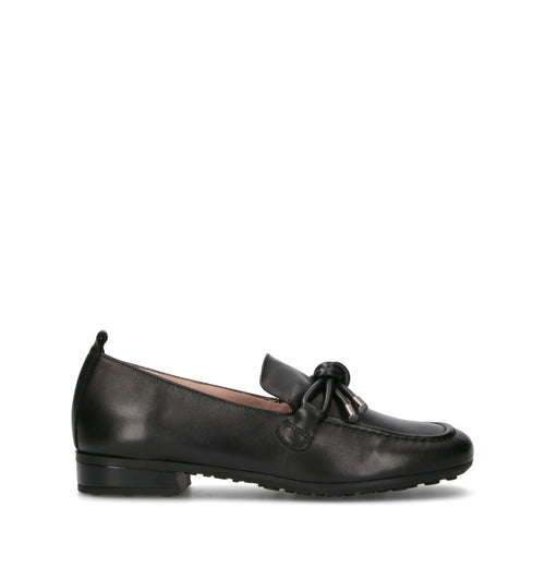 HISPANITAS Mocassino donna nero in pelle