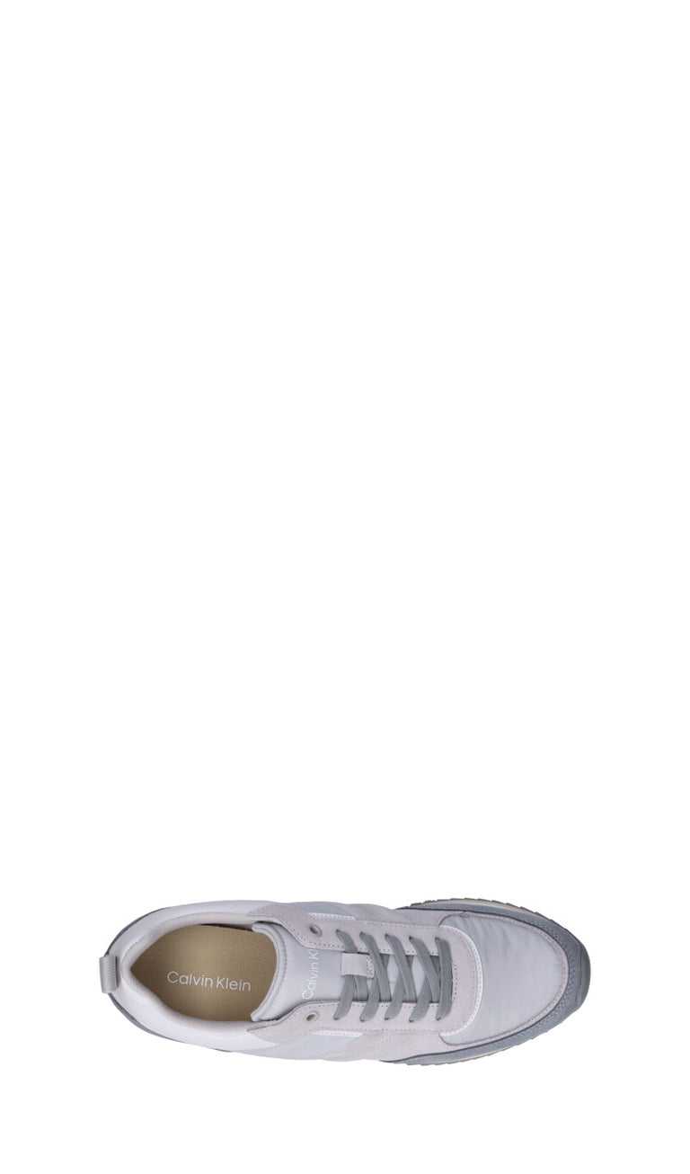 CALVIN KLEIN Sneaker uomo grigia in suede