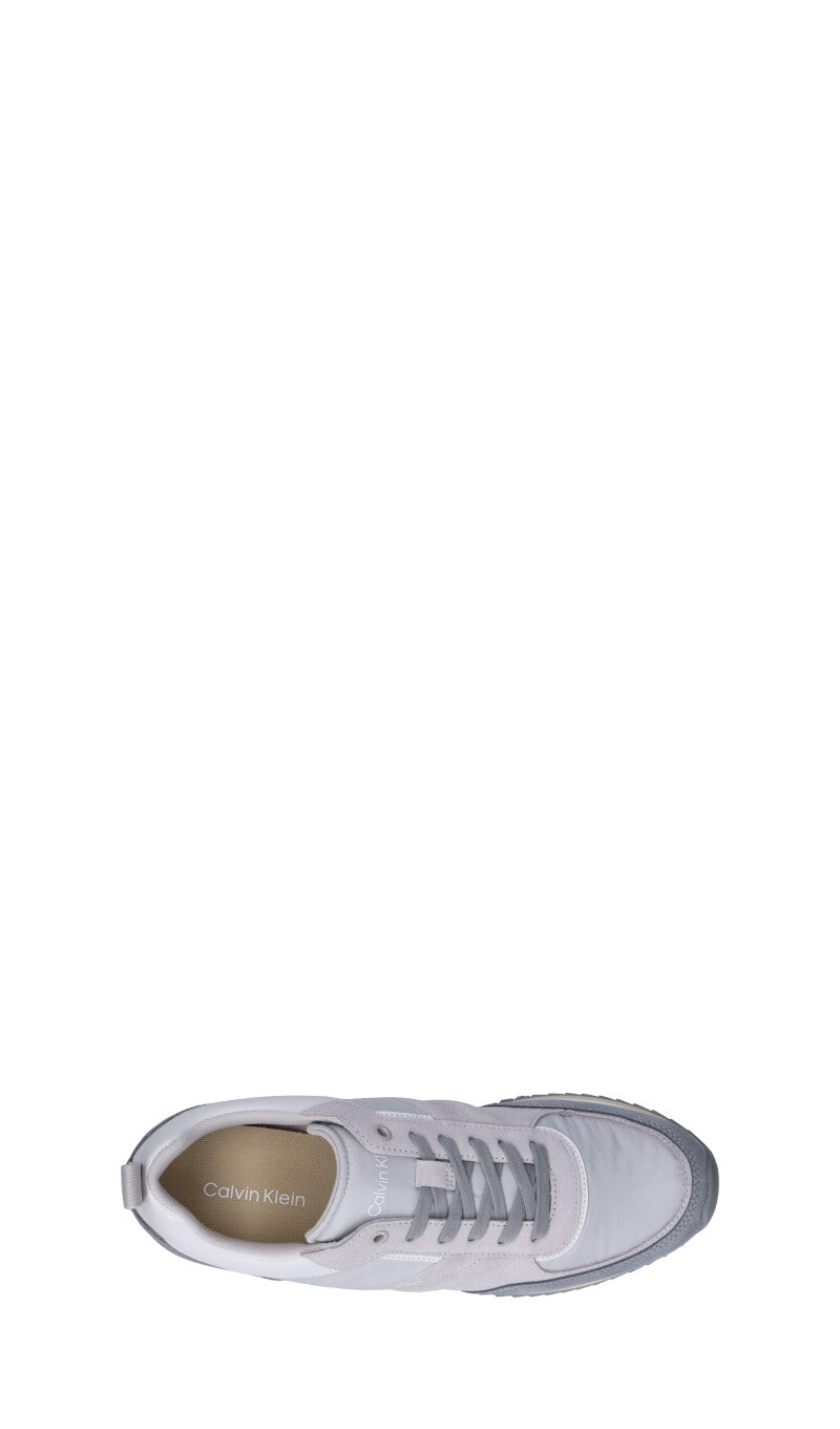 CALVIN KLEIN Sneaker uomo grigia in suede