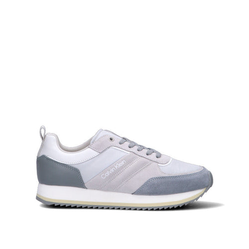 CALVIN KLEIN Sneaker uomo grigia in suede