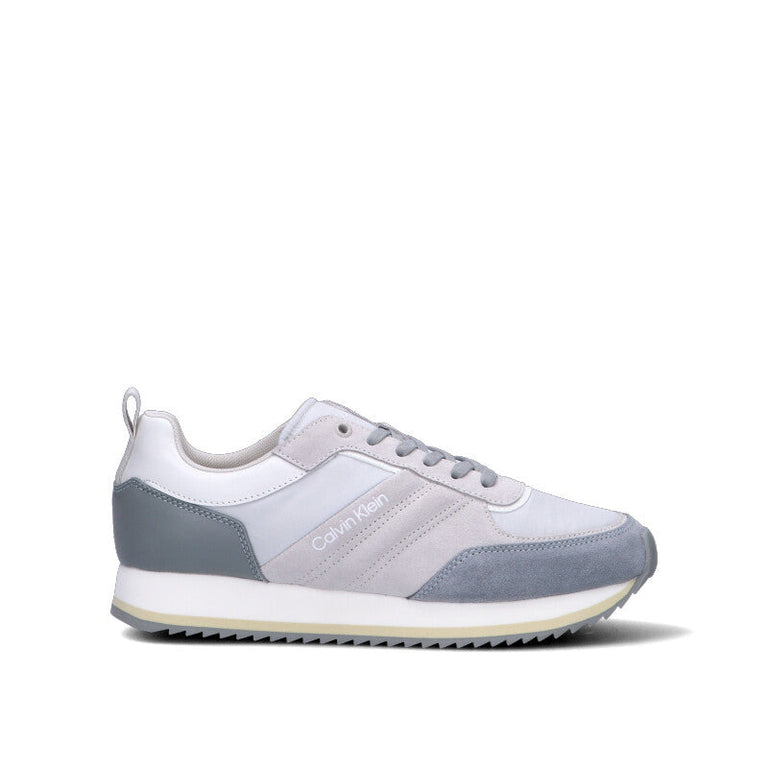 CALVIN KLEIN Sneaker uomo grigia in suede