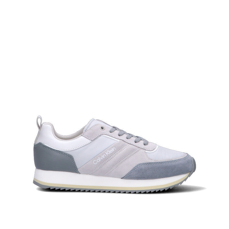 CALVIN KLEIN Sneaker uomo grigia in suede