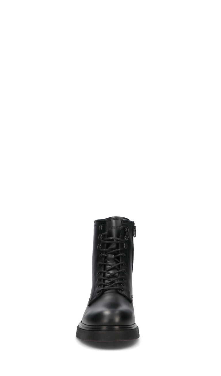 CALVIN KLEIN Anfibio uomo nero in pelle