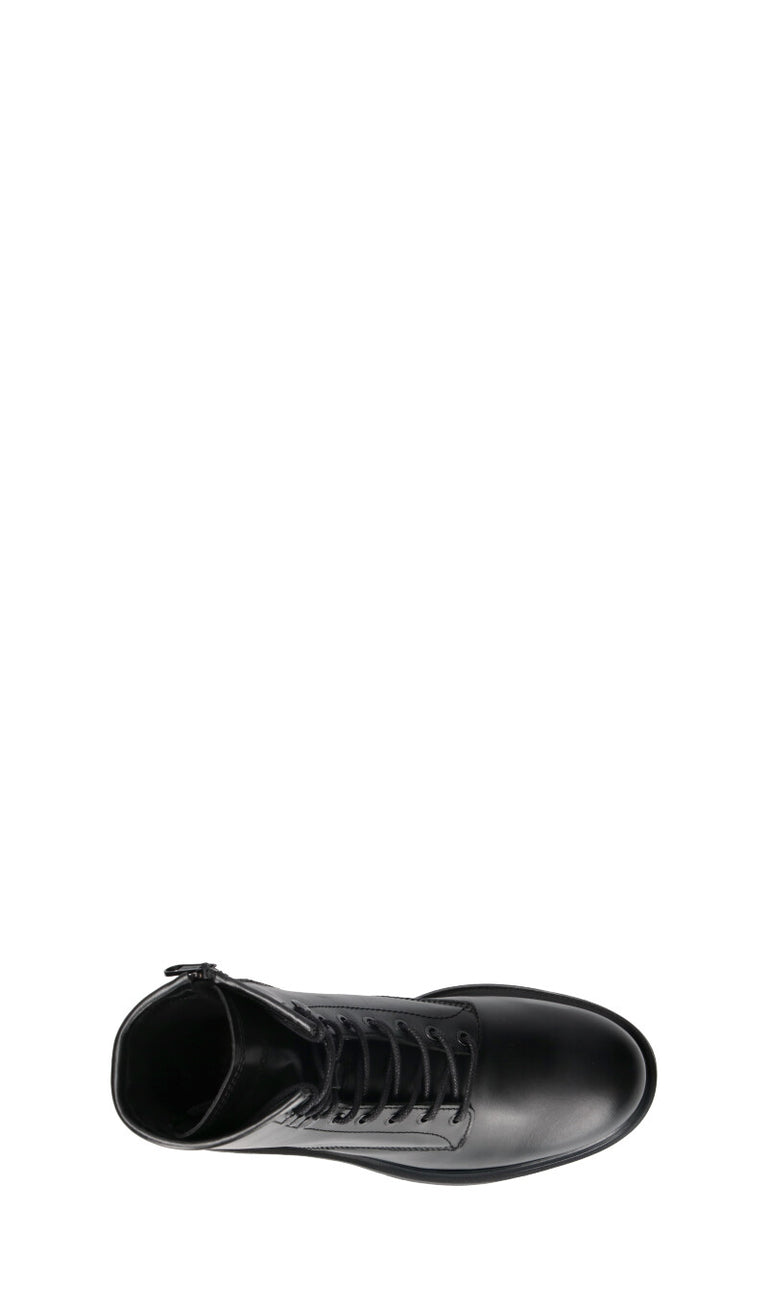 CALVIN KLEIN Anfibio uomo nero in pelle