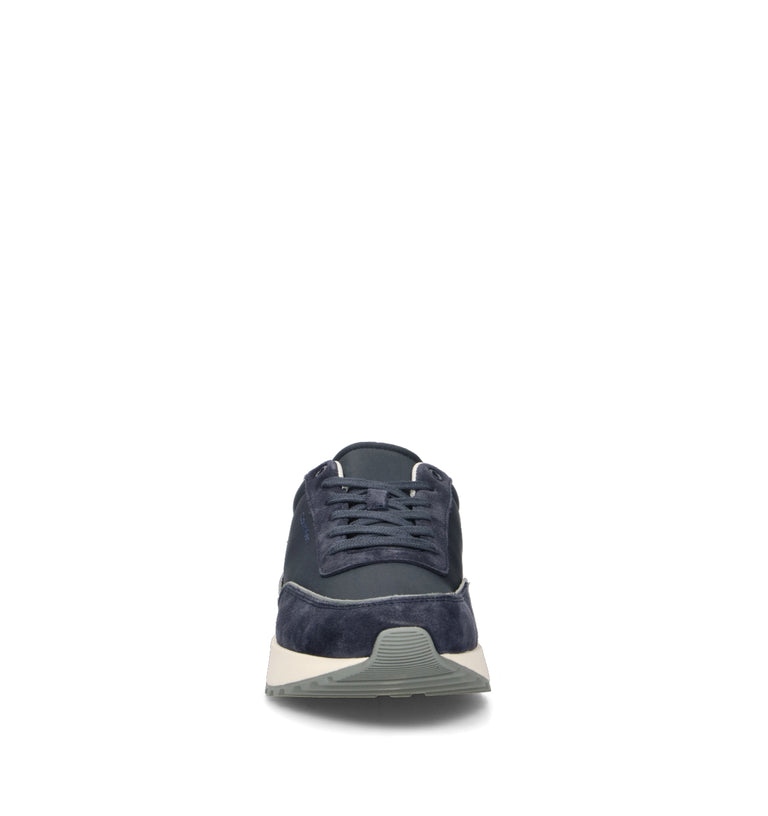 CALVIN KLEIN Sneaker uomo blu in suede