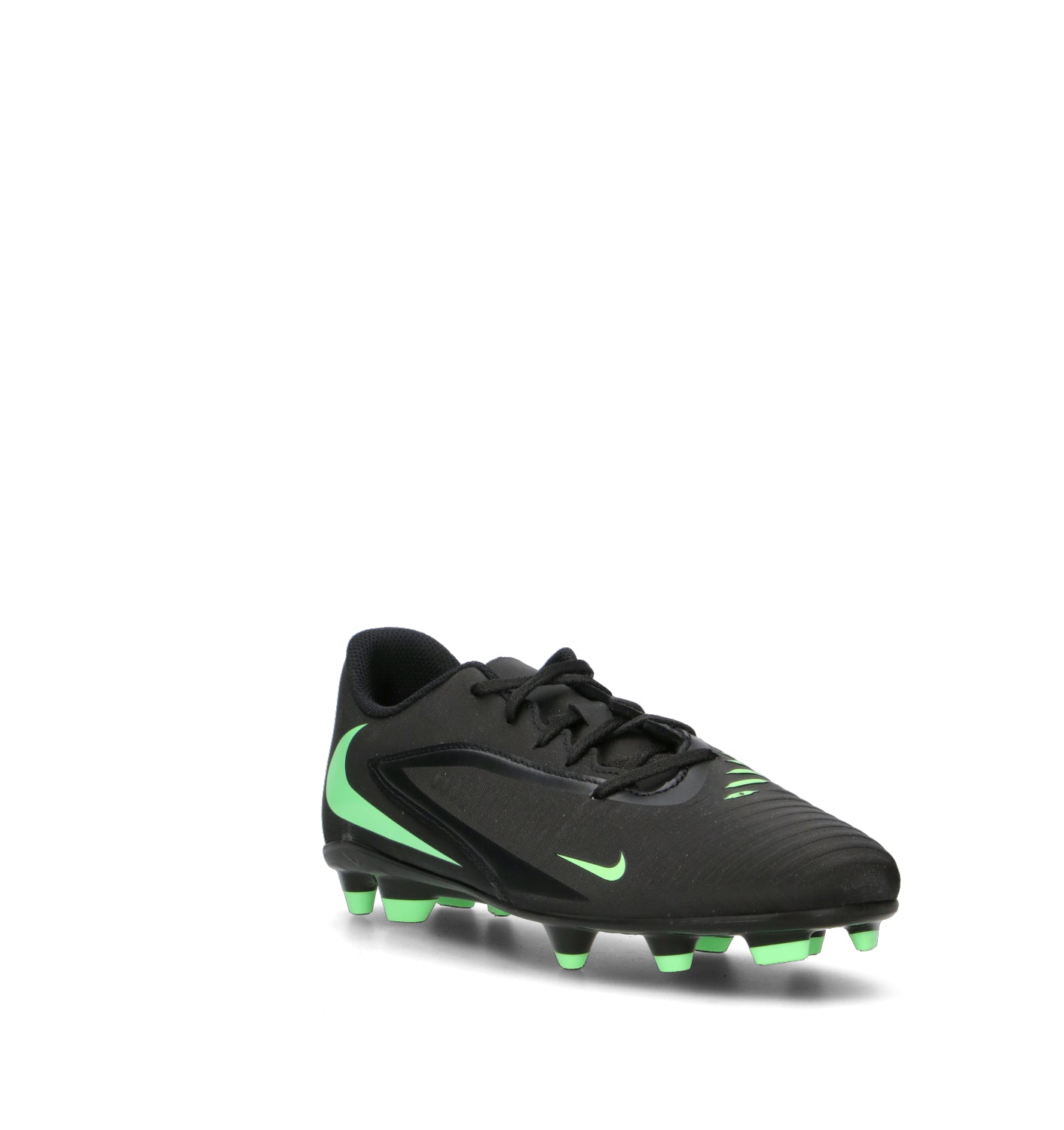 NIKE PHANTOM 6 LOW CLUB FG/MG Scarpa calcio uomo nera