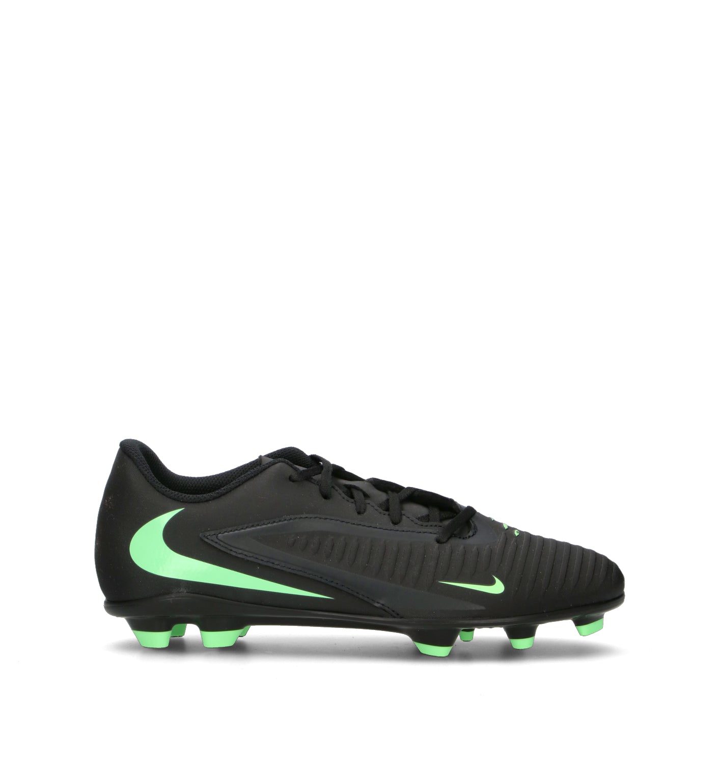 NIKE PHANTOM 6 LOW CLUB FG/MG Scarpa calcio uomo nera