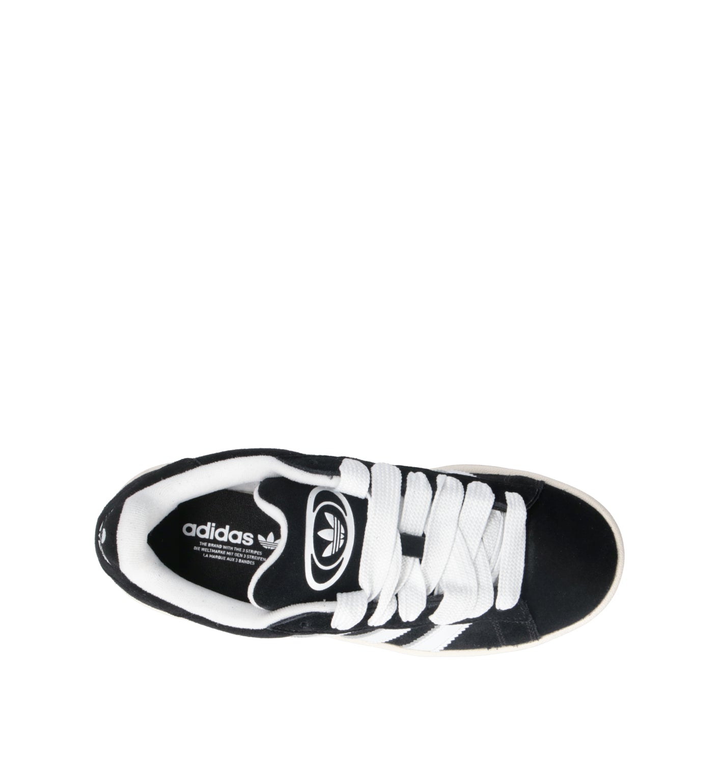 ADIDAS CAMPUS Sneaker donna nera in suede