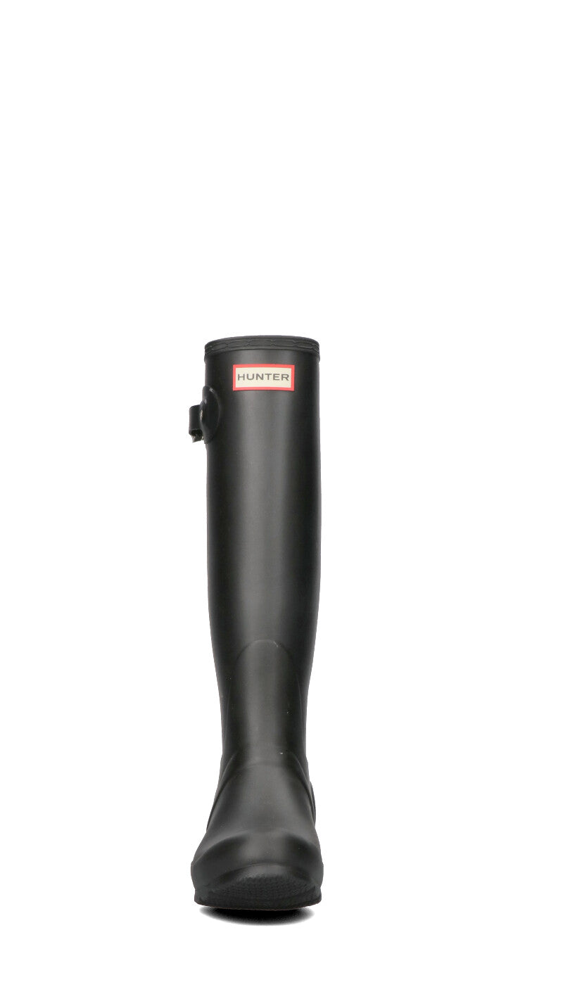 HUNTER Stivale gomma donna nero