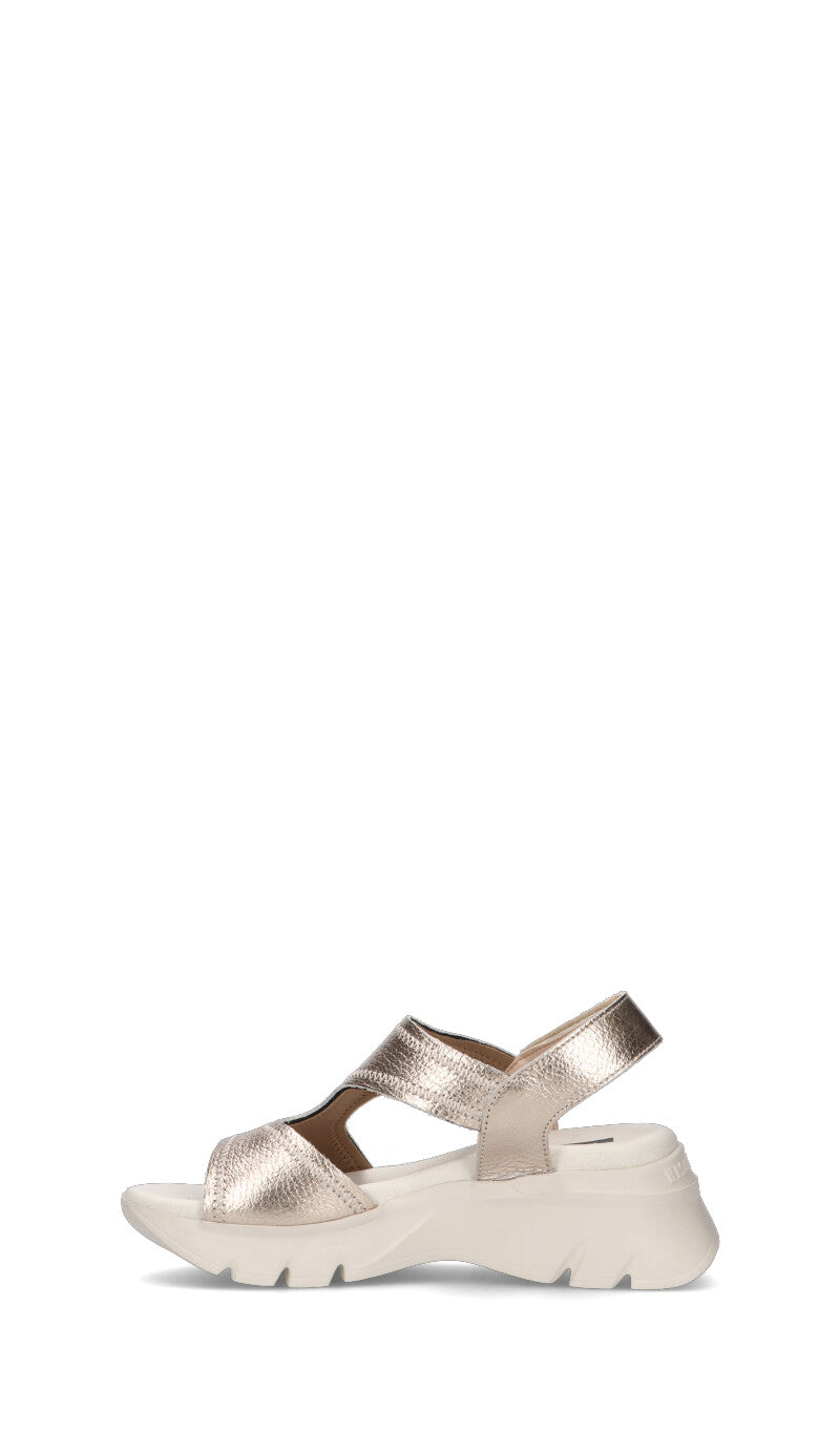 HISPANITAS Sandalo donna platino in pelle