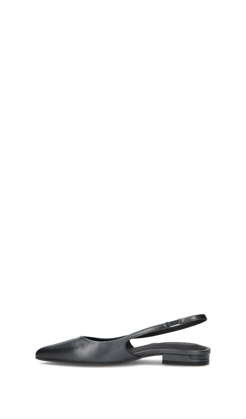 CALVIN KLEIN Decollete donna nera in pelle