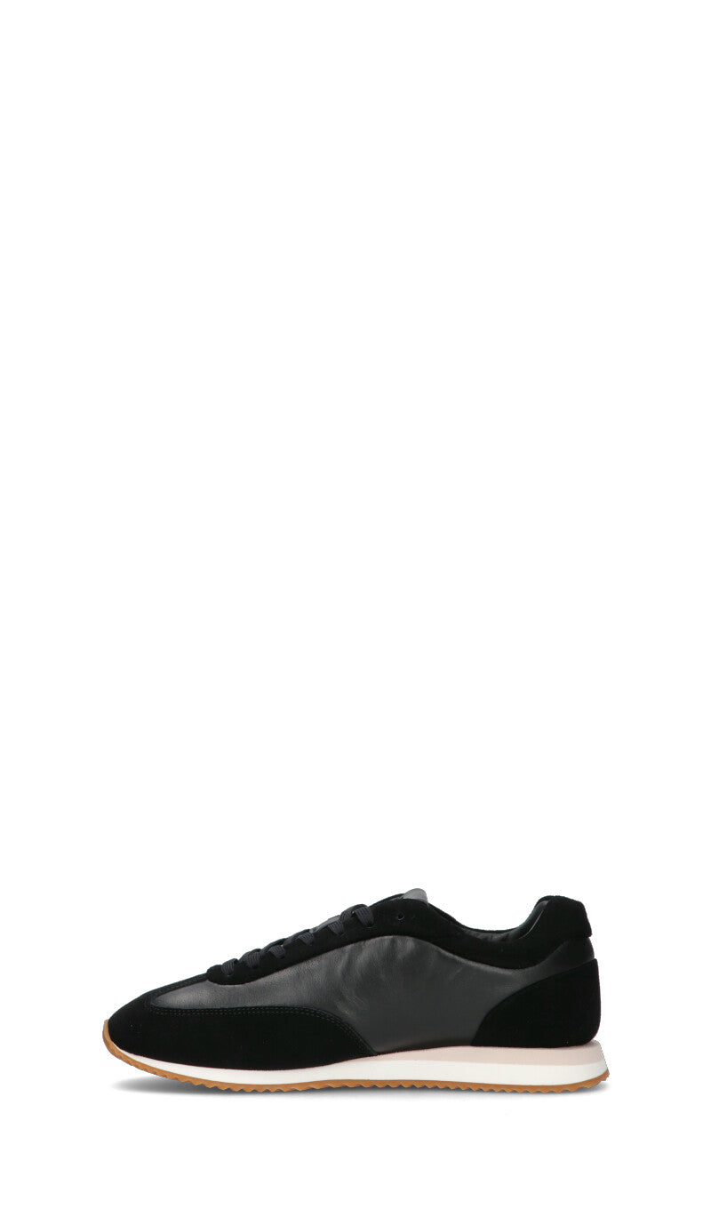 CALVIN KLEIN Sneaker donna nera in pelle