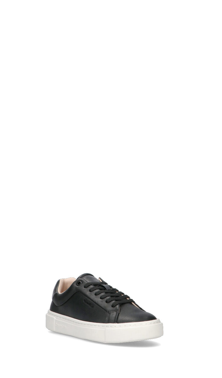 CALVIN KLEIN Sneaker donna nera in pelle