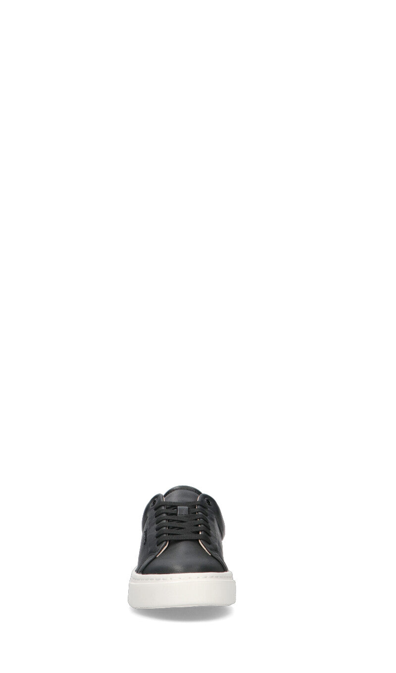 CALVIN KLEIN Sneaker donna nera in pelle