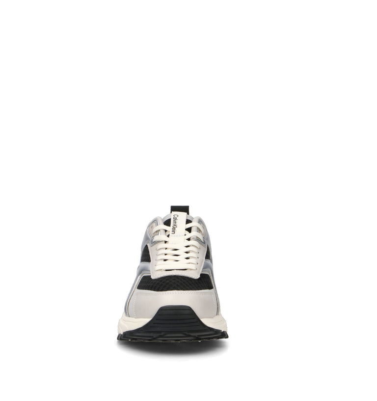 CALVIN KLEIN Sneaker donna nera/argento