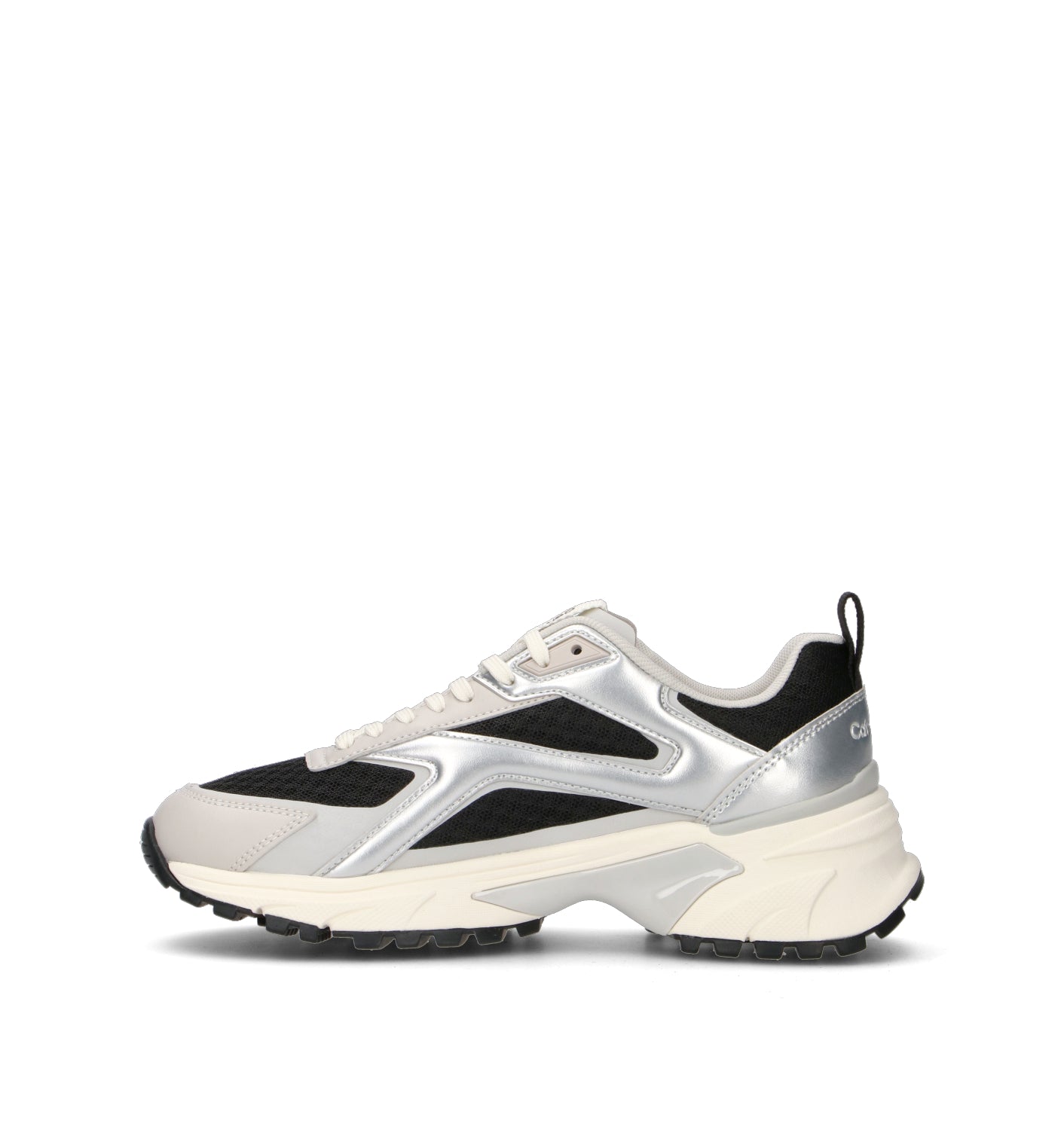 CALVIN KLEIN Sneaker donna nera/argento