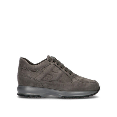 HOGAN - INTERACTIVE Sneaker uomo grigia in suede