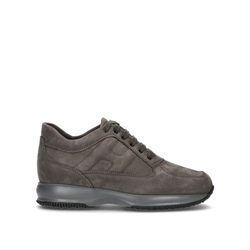 HOGAN - INTERACTIVE Sneaker uomo grigia in suede