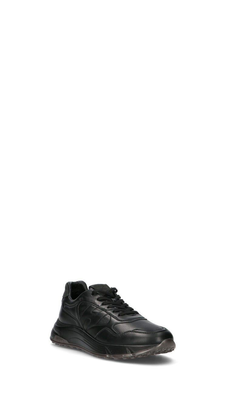 HOGAN - HYPERLIGHT Sneaker uomo nera in pelle