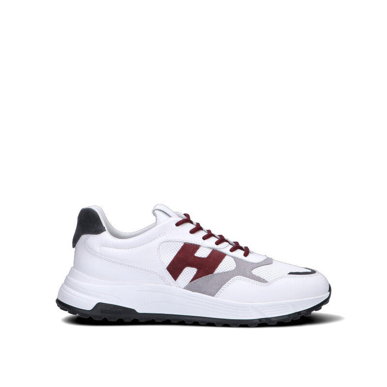 HOGAN - HYPERLIGHT Sneaker uomo bianca in pelle