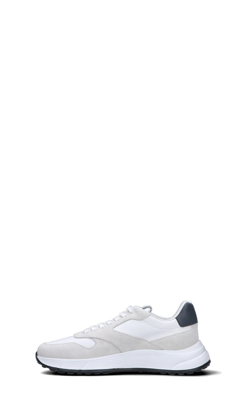HOGAN Sneaker uomo bianca in suede