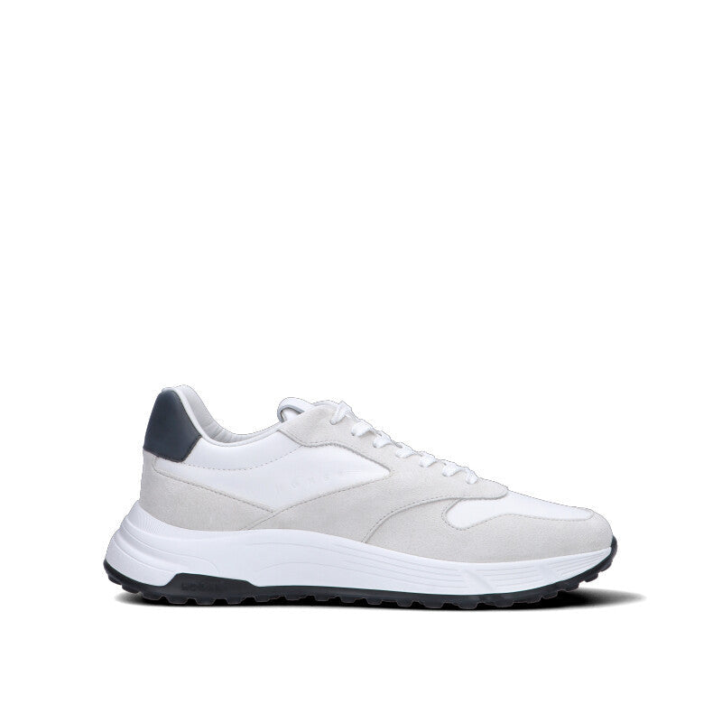 HOGAN Sneaker uomo bianca in suede