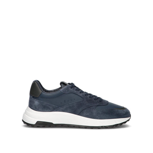 HOGAN - HYPERLIGHT Sneaker uomo blu in suede