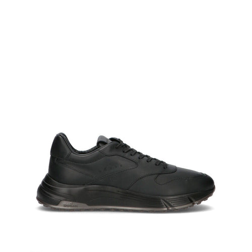 HOGAN - HYPERLIGHT Sneaker uomo nera in pelle