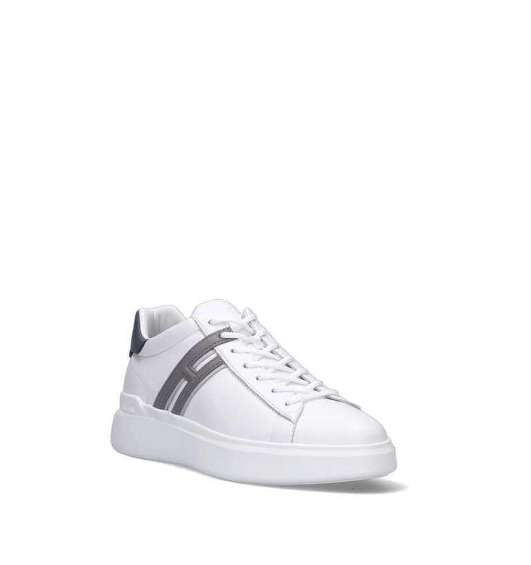 HOGAN Sneaker uomo bianca/grigia in pelle