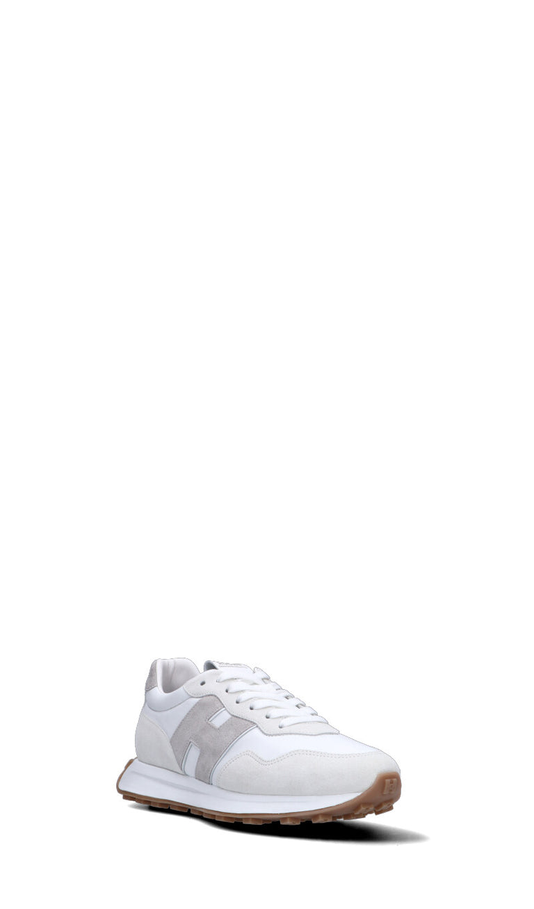 HOGAN Sneaker uomo bianca in suede