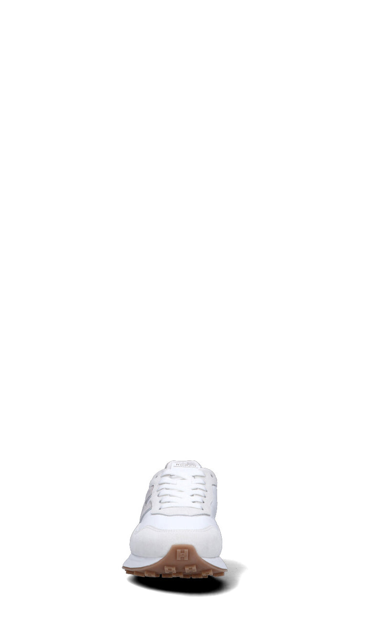 HOGAN Sneaker uomo bianca in suede