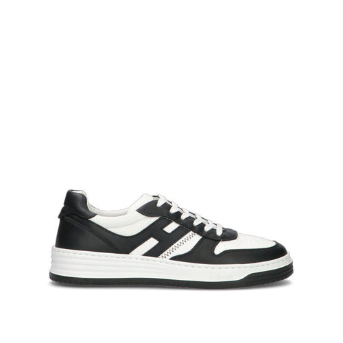HOGAN - H630 Sneaker uomo nera/bianca in pelle