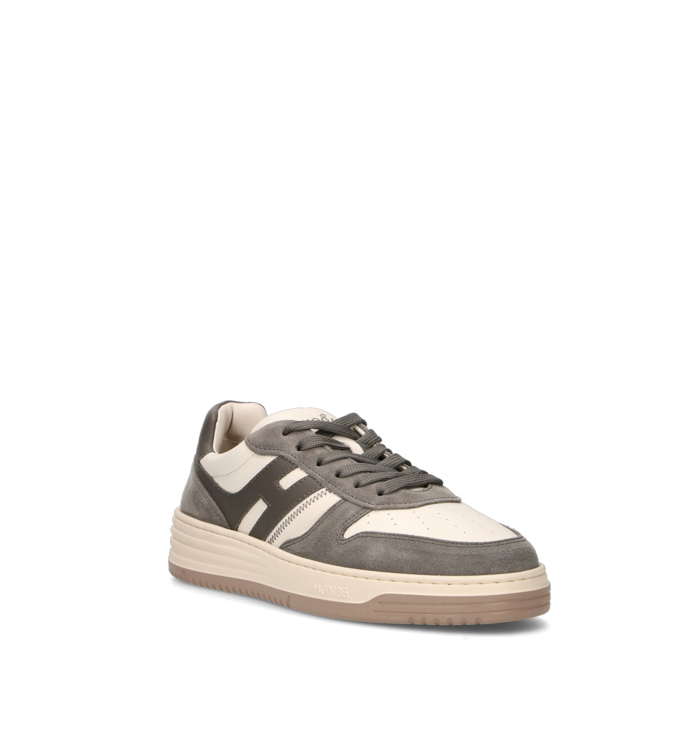 HOGAN H630 Sneaker uomo bianca/grigia in pelle
