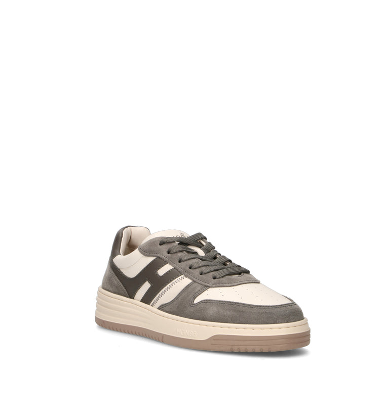 HOGAN H630 Sneaker uomo bianca/grigia in pelle