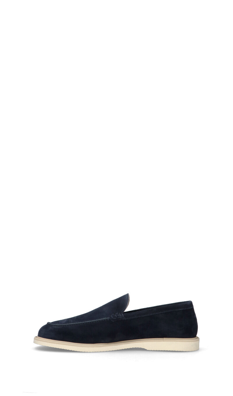 HOGAN Mocassino uomo blu in suede
