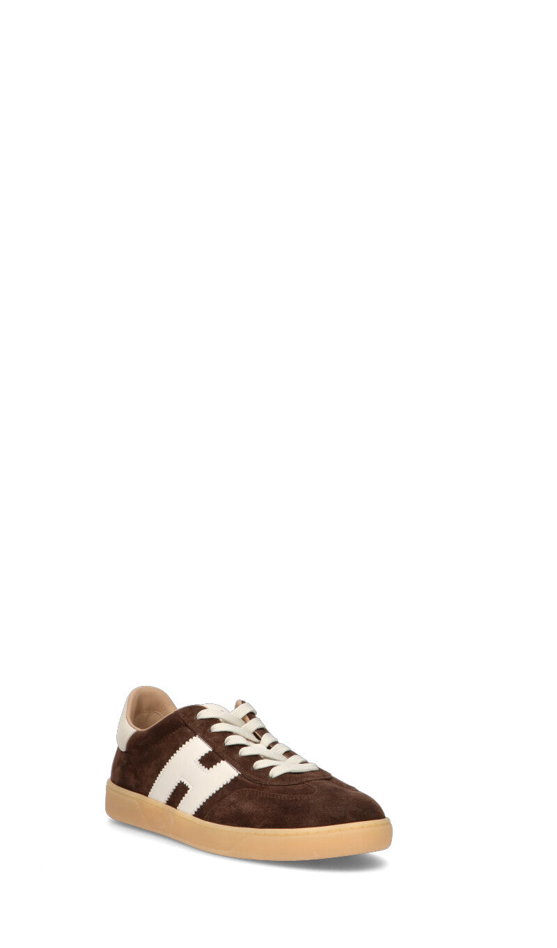 HOGAN - COOL Sneaker uomo marrone in suede