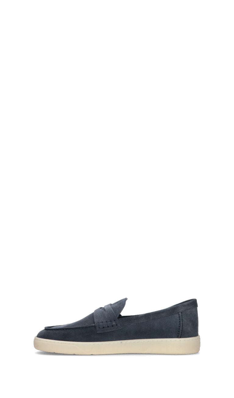 HOGAN Mocassino uomo blu in suede