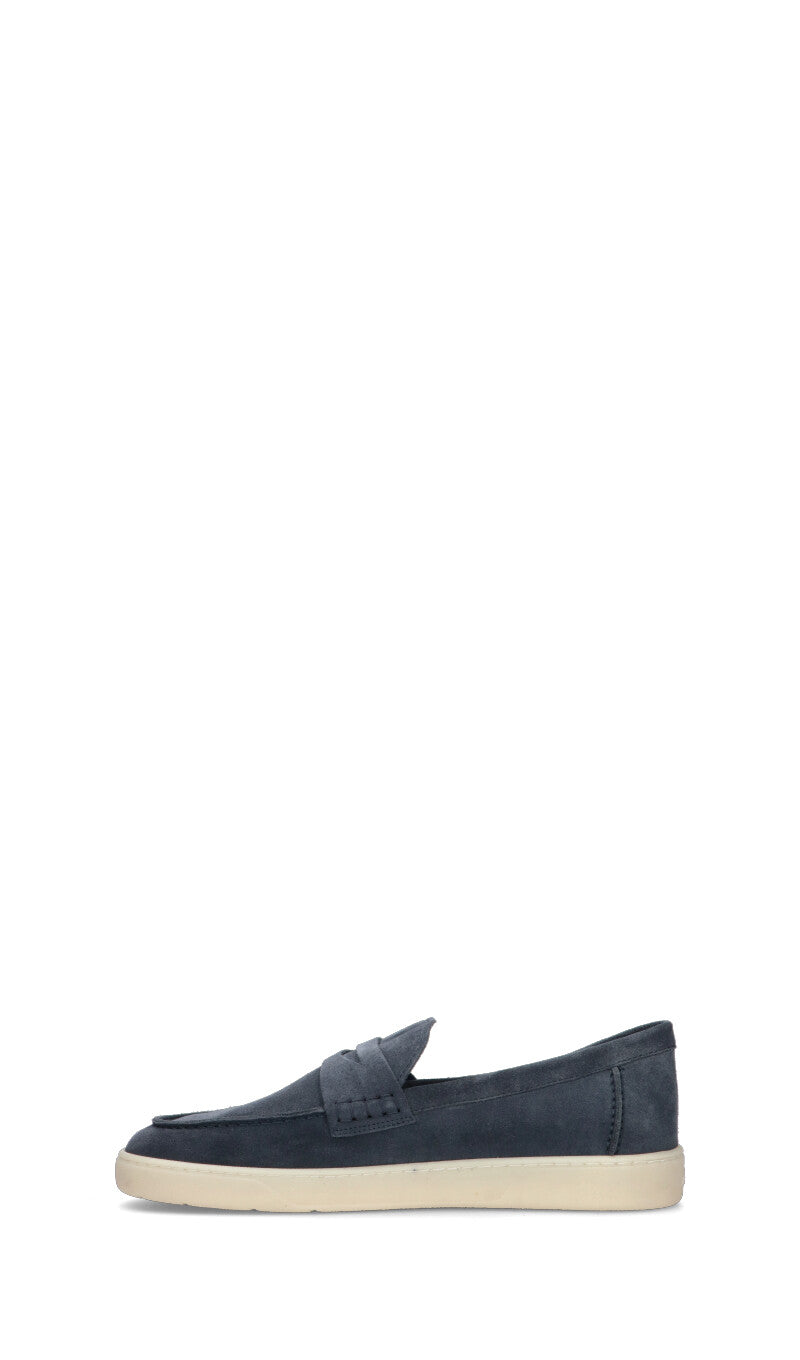 HOGAN Mocassino uomo blu in suede