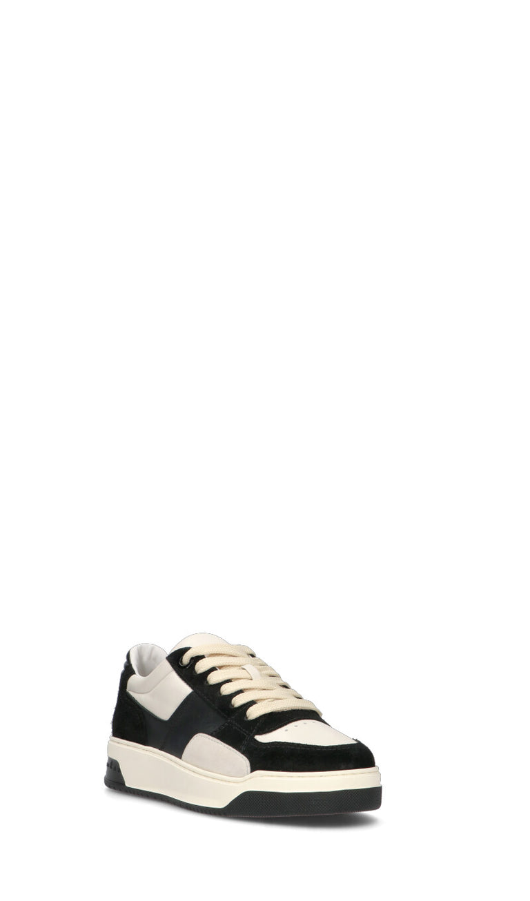 HOGAN Sneaker uomo nera/bianca in suede