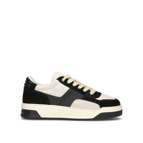 HOGAN Sneaker uomo nera/bianca in suede